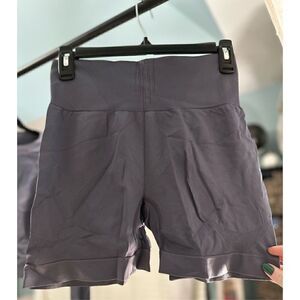 Brand new workout top and biker shorts